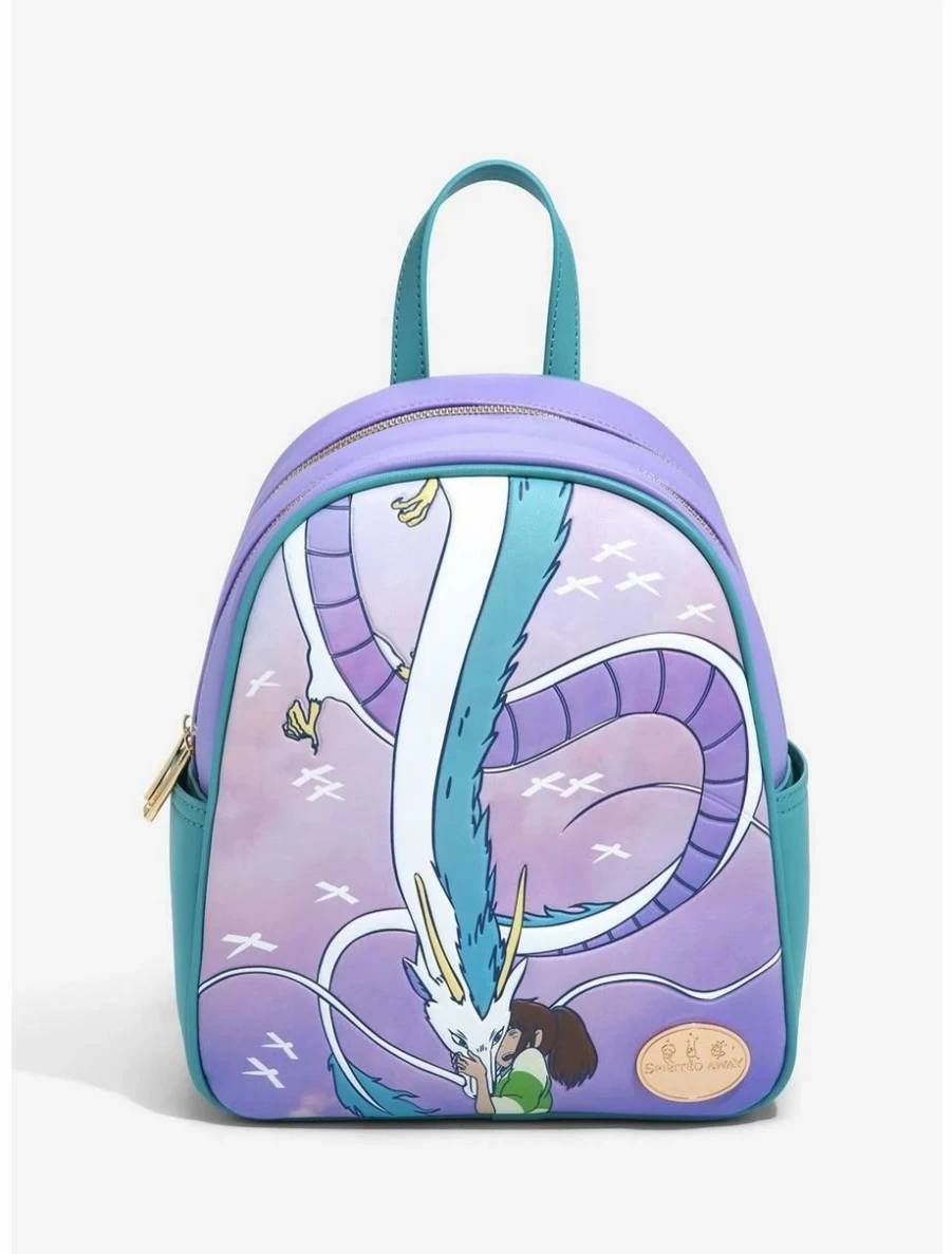 "Studio Ghibli Spirited Away Haku Dragon Mini Backpack – BoxLunch Exclusive Anime Merchandise"