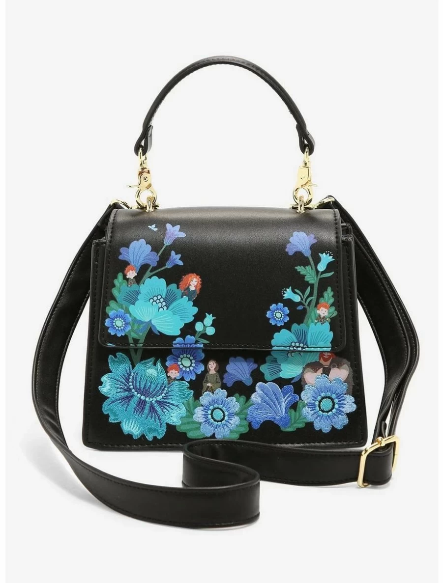 Disney Pixar Brave Merida & Family Botanical Crossbody Bag - Loungefly Exclusive at Boxlunch