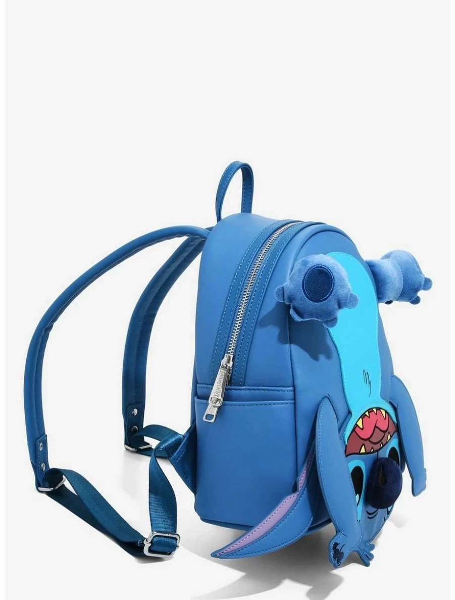 Loungefly Disney Lilo & Stitch Upside Down Mini Backpack – Exclusive BoxLunch Figural Design
