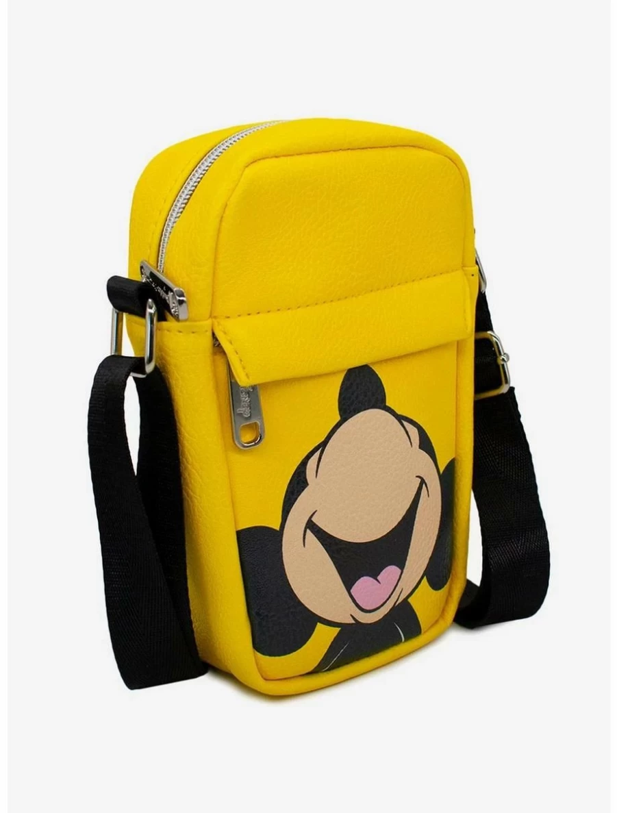 Disney Mickey Mouse Smiling Up Crossbody Bag - Official BoxLunch Exclusive