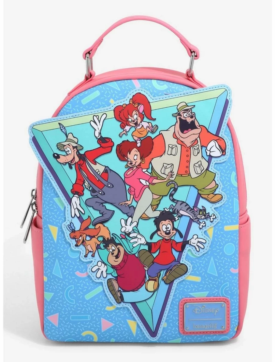 Disney Goof Troop Loungefly Mini Backpack Exclusive BoxLunch Portrait Design