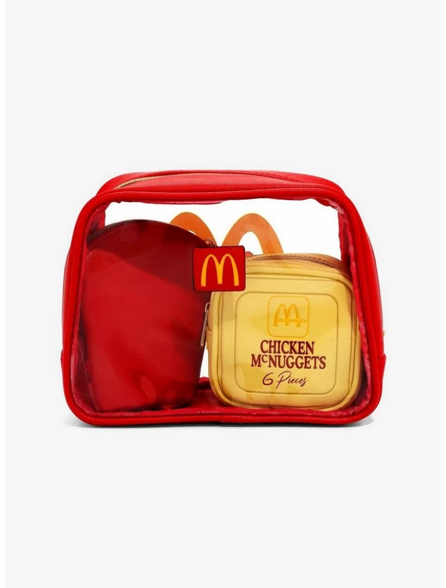"Exclusive BoxLunch McDonald's McDonaldland Characters Cosmetic Bag Set - Collectible Vintage Design"