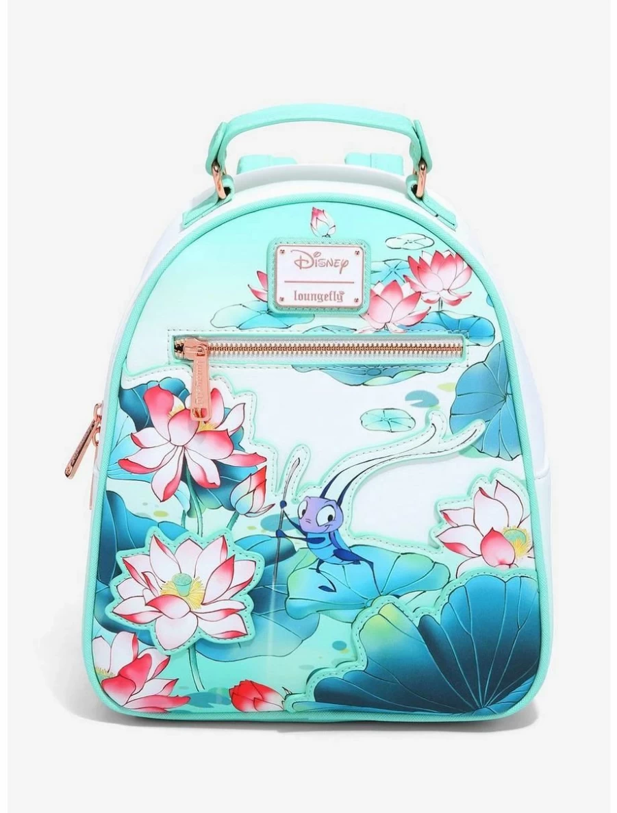 Loungefly Disney Mulan Cri-Kee & Lotus Mini Backpack - Exclusive BoxLunch Collectible