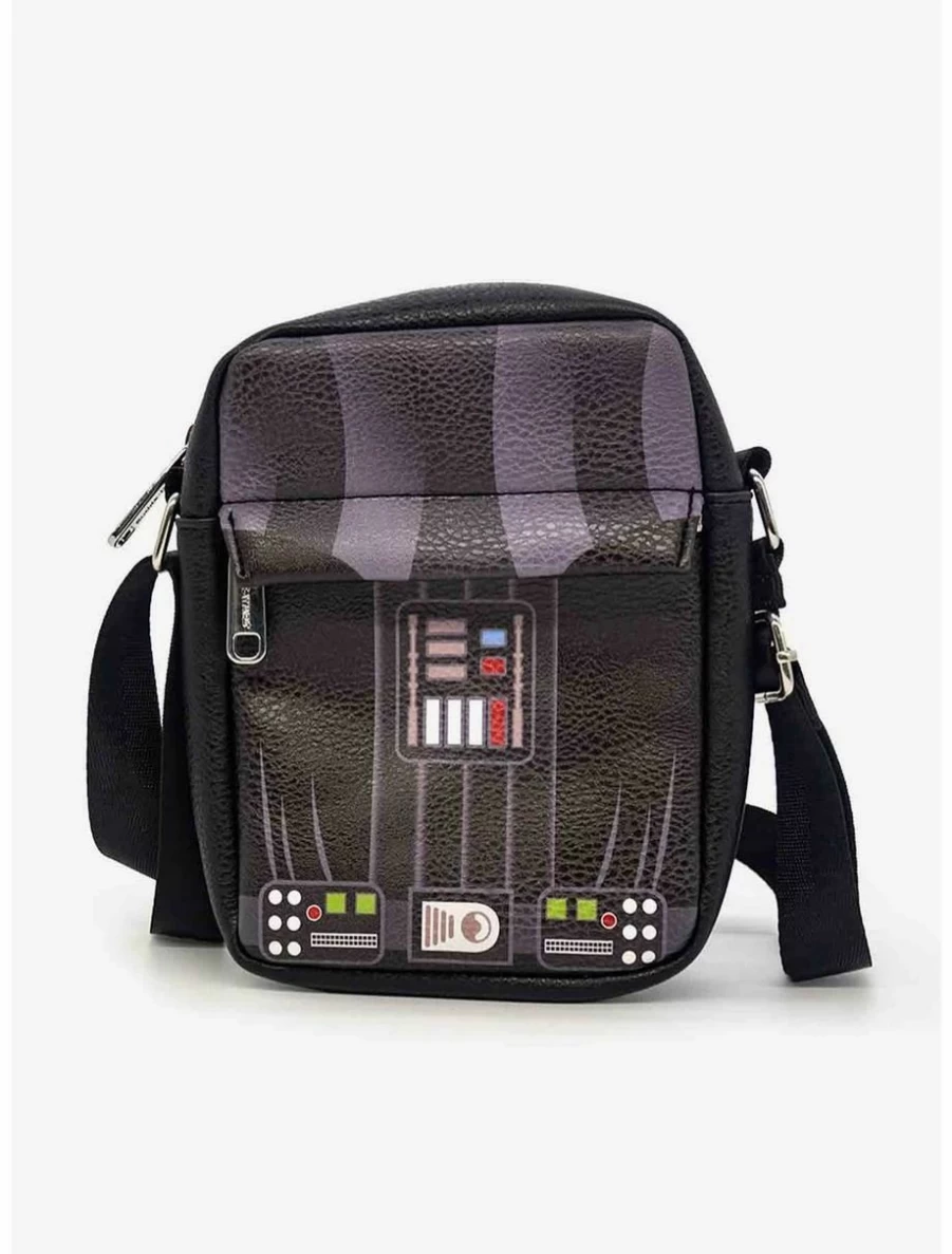 Star Wars Darth Vader Vegan Leather Crossbody Bag for Men and Women
