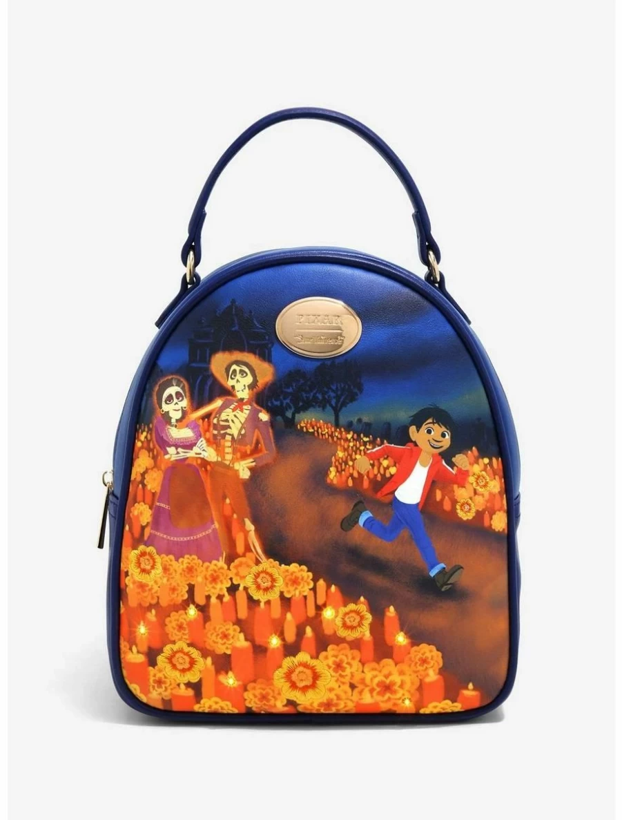 Disney Pixar Coco Light-Up Mini Backpack - Our Universe Cemetery Design (BoxLunch Exclusive)