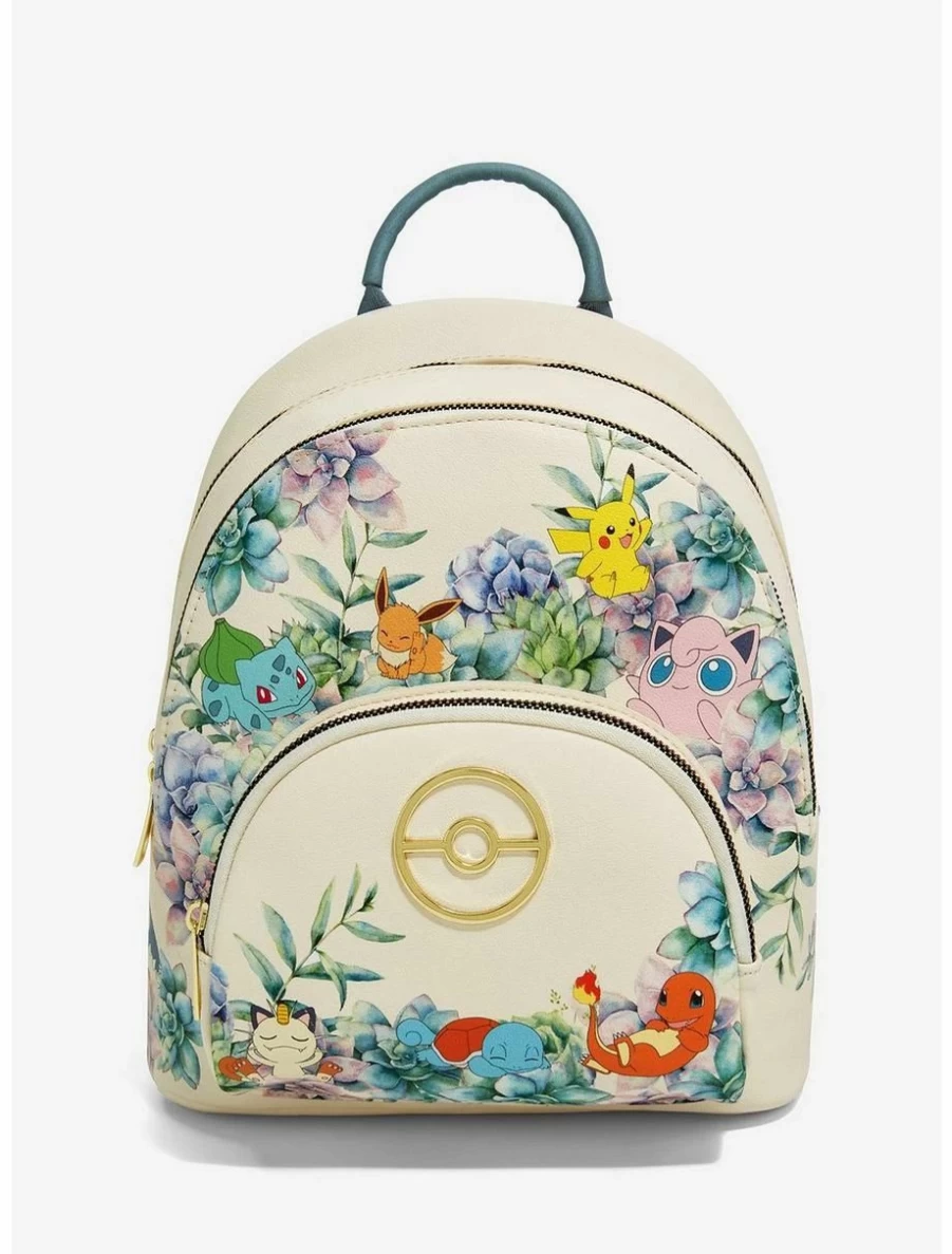 "Exclusive BoxLunch Mini Backpack - Pokemon Succulent Portraits Design"