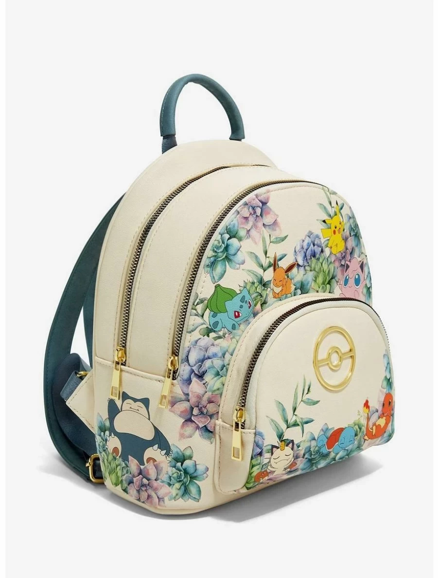 "Exclusive BoxLunch Mini Backpack - Pokemon Succulent Portraits Design"