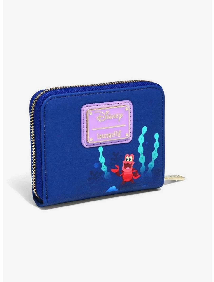 Loungefly Disney The Little Mermaid Ariel Under The Sea Zip Wallet BoxLunch Exclusive Collectible