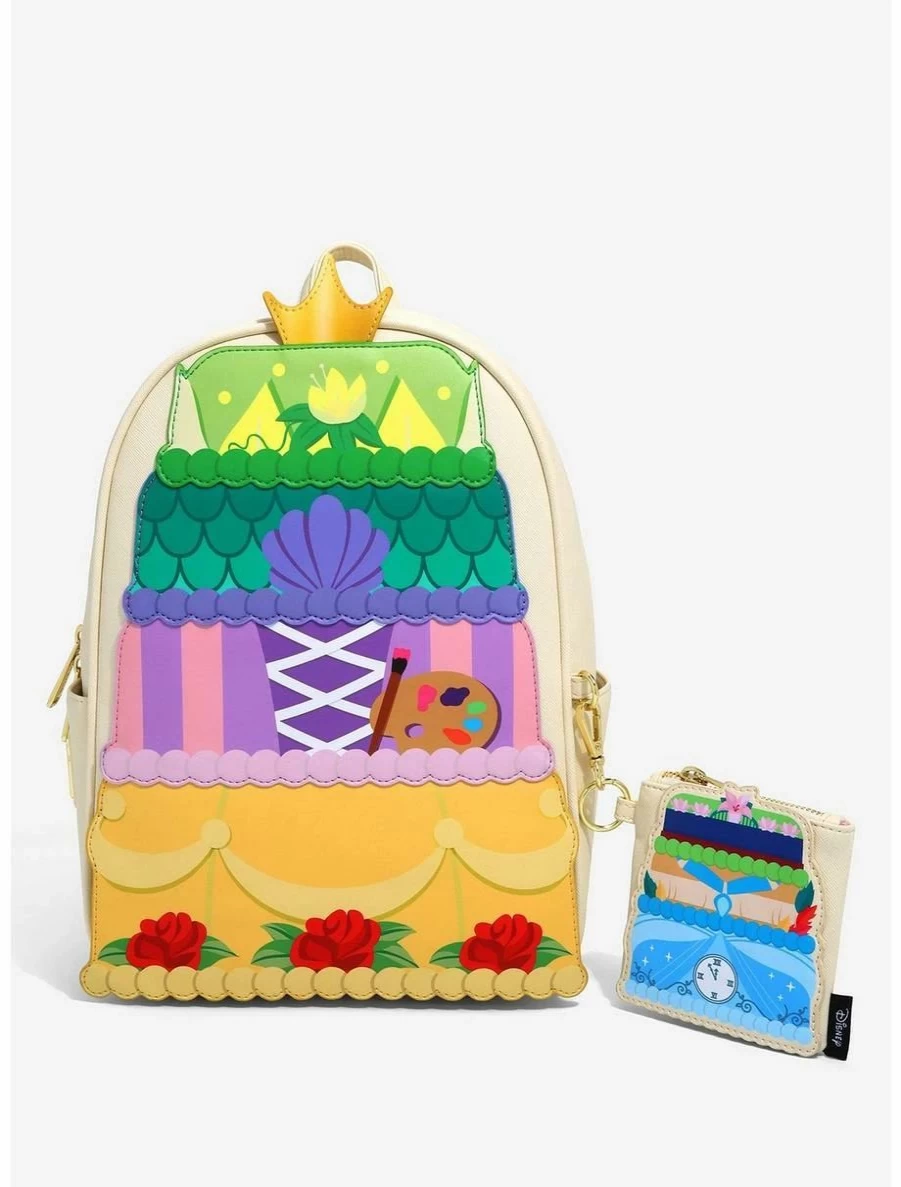 Loungefly Disney Princess Mini Backpack - Layered Cake Design BoxLunch Exclusive
