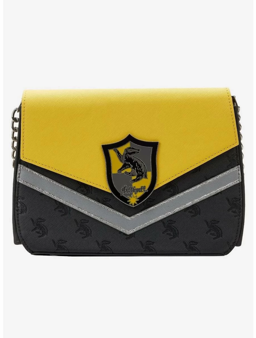Loungefly Harry Potter Hufflepuff Crossbody Bag - Official BoxLunch Exclusive