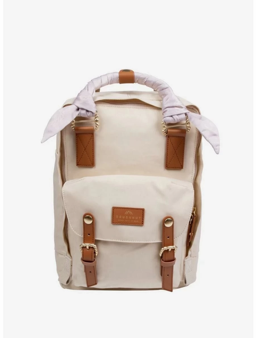 Grace Series Hazy Print Doughnut Macaroon Backpack - Stylish & Trendy Laptop Bag for Women & Teens